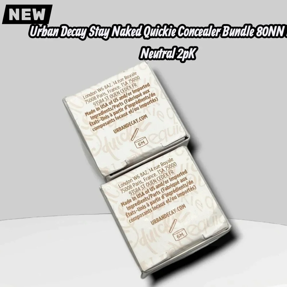 NEW Urban Decay Stay Naked Quickie Concealer Bundle 80NN Deep Neutral 2pc